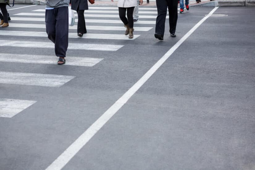 pedestrian rights duties accident compensation safety road