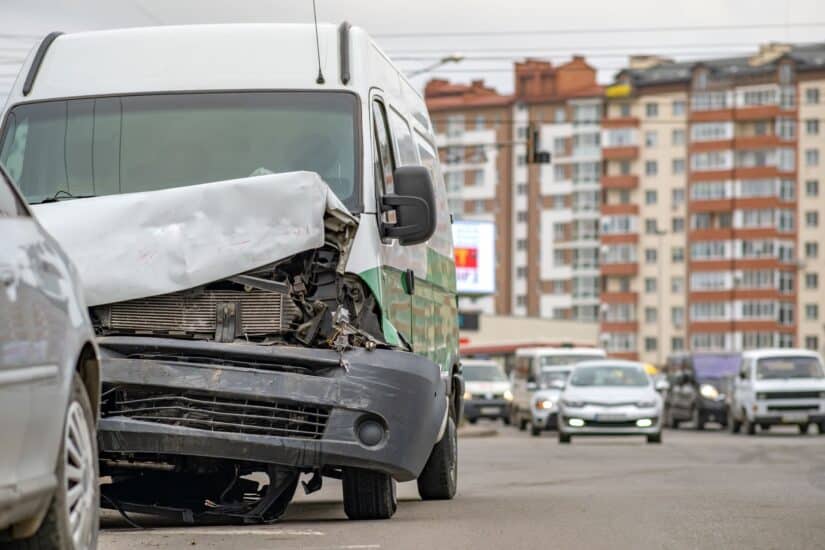 Commercial vehicle accident involving truck with focus on injury claim, legal rights, and evidence collection for compensation