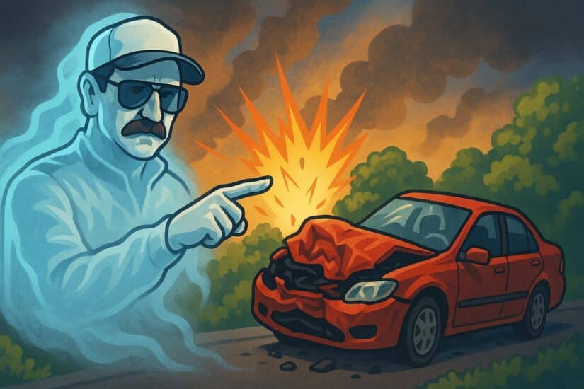 Image for The Dale Earnhardt Defense? He told me to crash my car! post