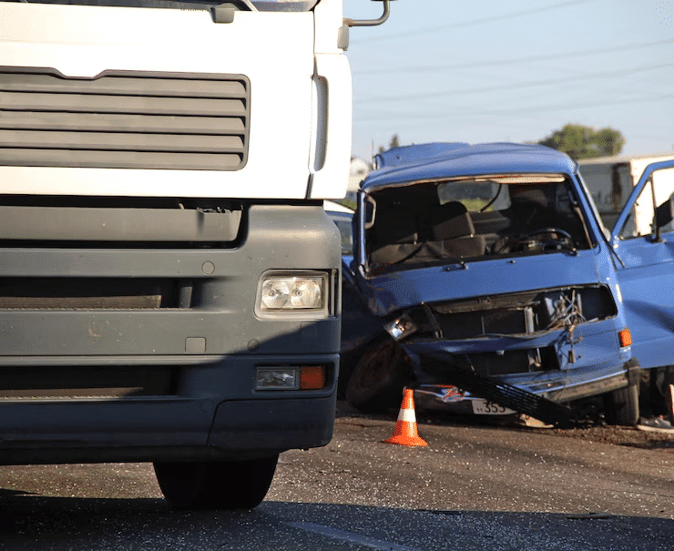 Avoid Truck Accidents by Avoiding Their Blind Spots!