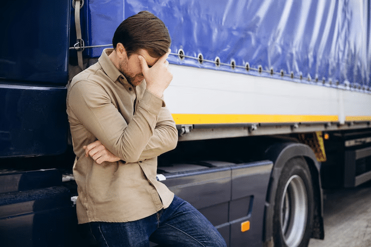 Truck Driver Fatigue Causes Accident