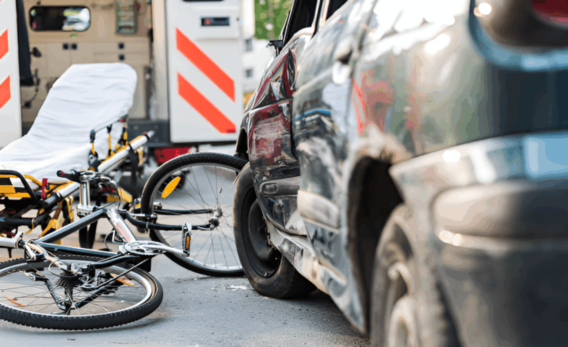 Vehicle vs. bicycle accident
