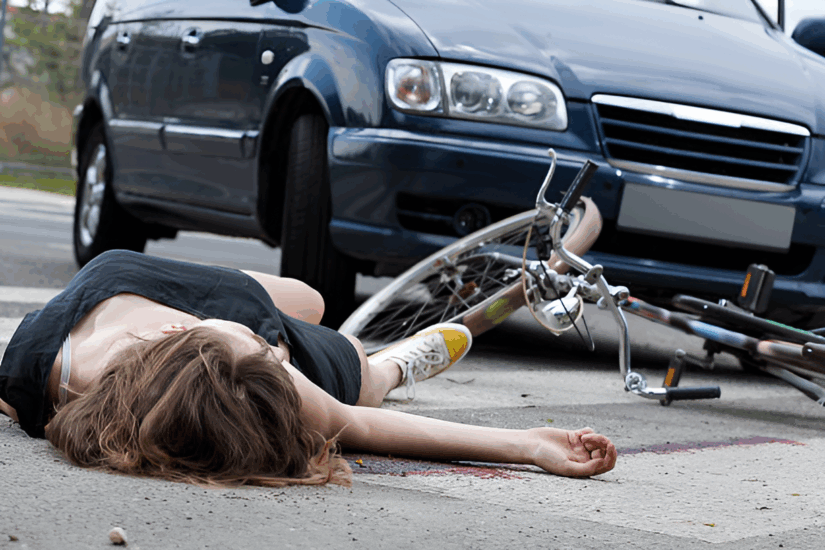 Vehicle vs. bicycle accident