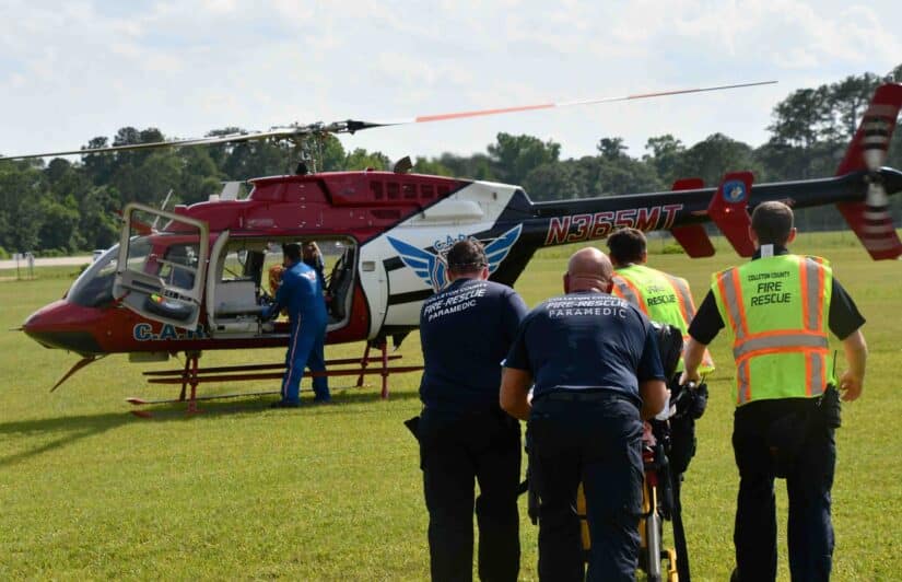 Child Airlifted after Moped Accident : Ted Law Firm 2