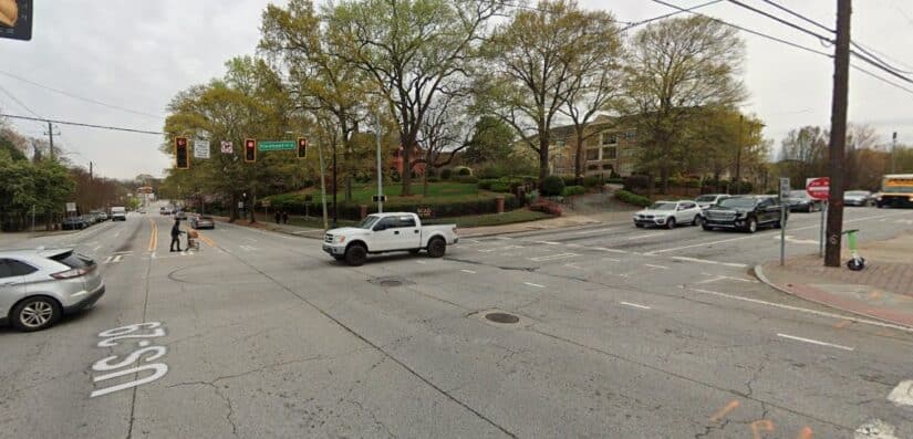 Piedmont Avenue and Ponce de Leon Avenue