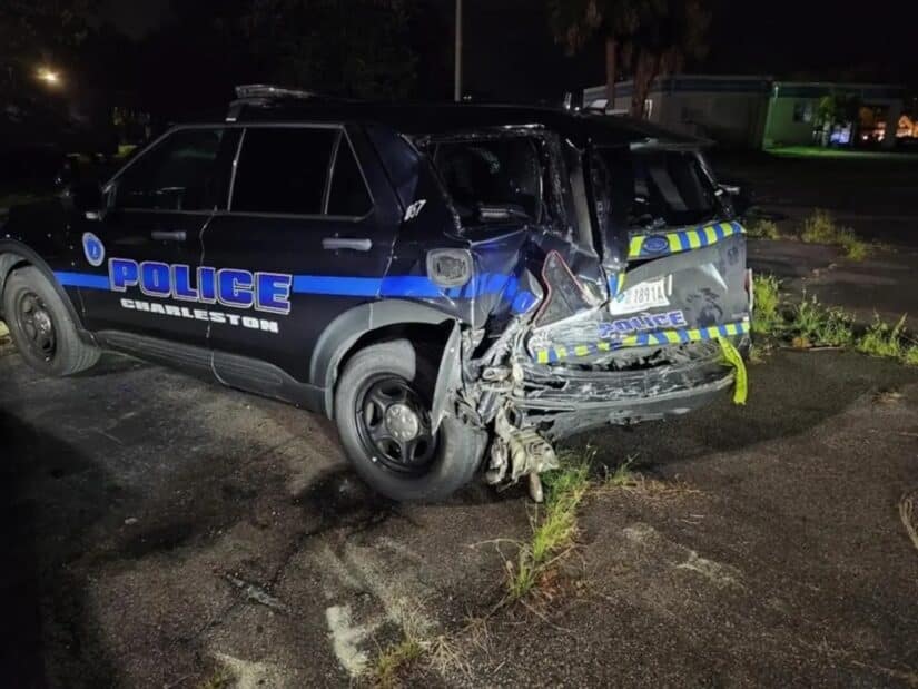 Charleston DUI Crash Injures Two Officers