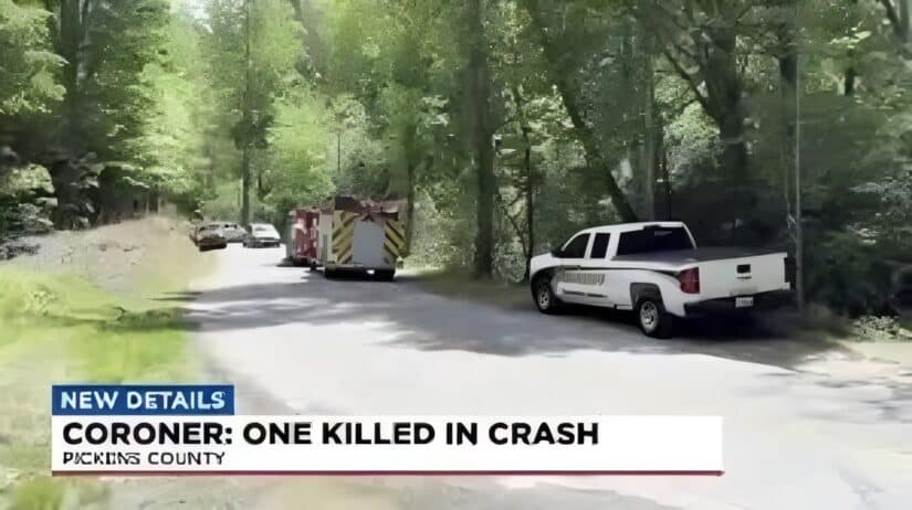 One Killed in Crash in Pickens County, Coroner Says Image for One Killed in Crash in Pickens County, Coroner Says post