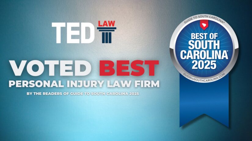 Image for Ted Law Firm was Voted Best Personal Injury Law Firm 2025 in South Carolina post
