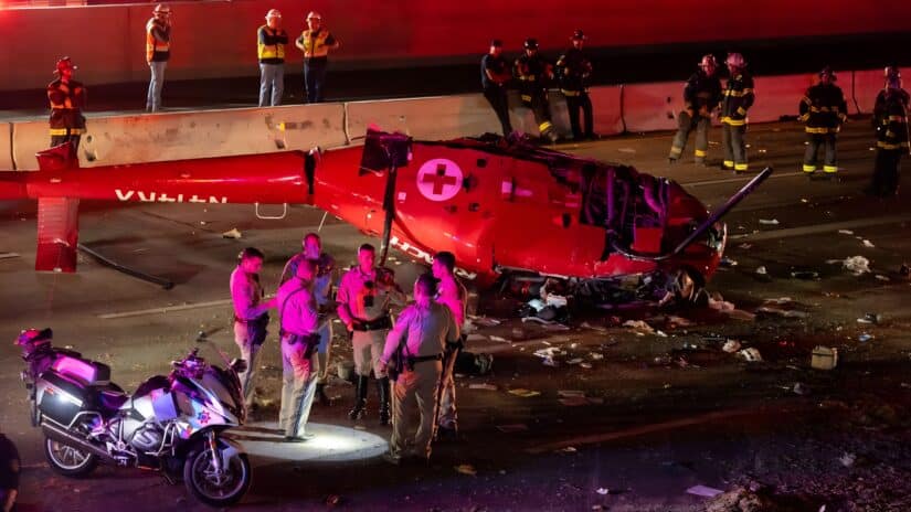 Image for Medical Helicopter Crashes, Leaving Many Injured! post