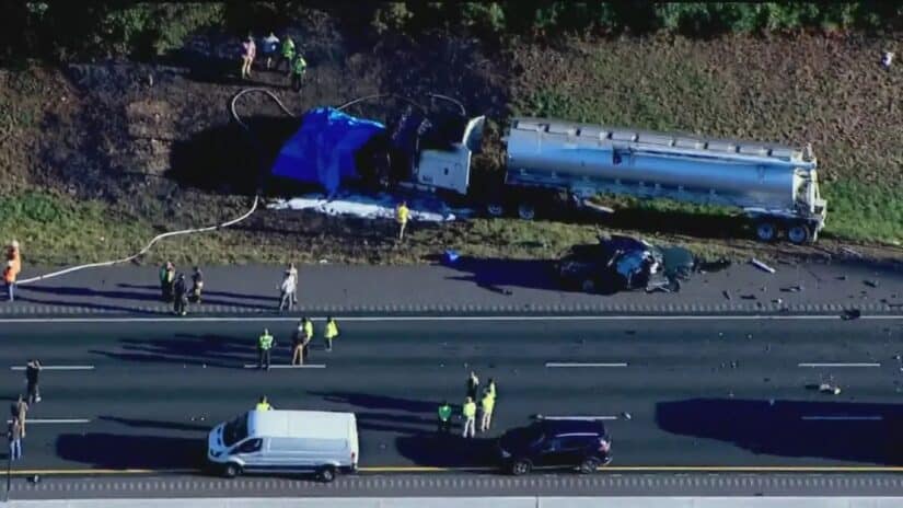 Seven People Killed in Fiery Crash on Interstate 85 in Jackson County, Georgia Image for Seven People Killed in Fiery Crash on Interstate 85 in Jackson County, Georgia post