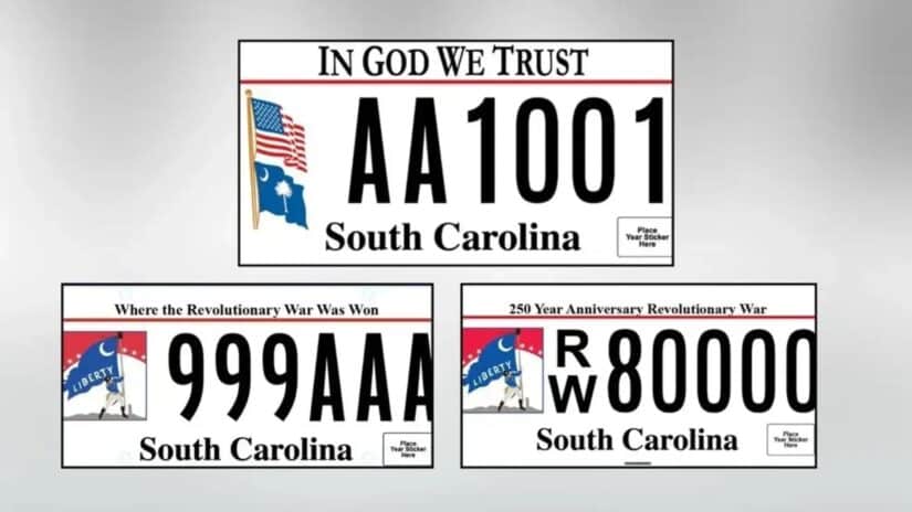 Image for South Carolina to Redesign License Plates with Revolutionary War Theme in 2026 post