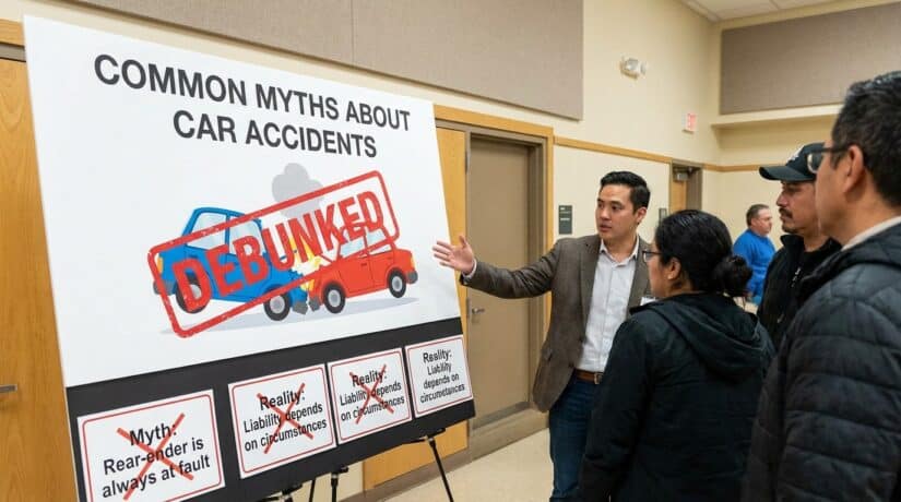 Image for 14 Common Myths About Car Accidents Debunked post