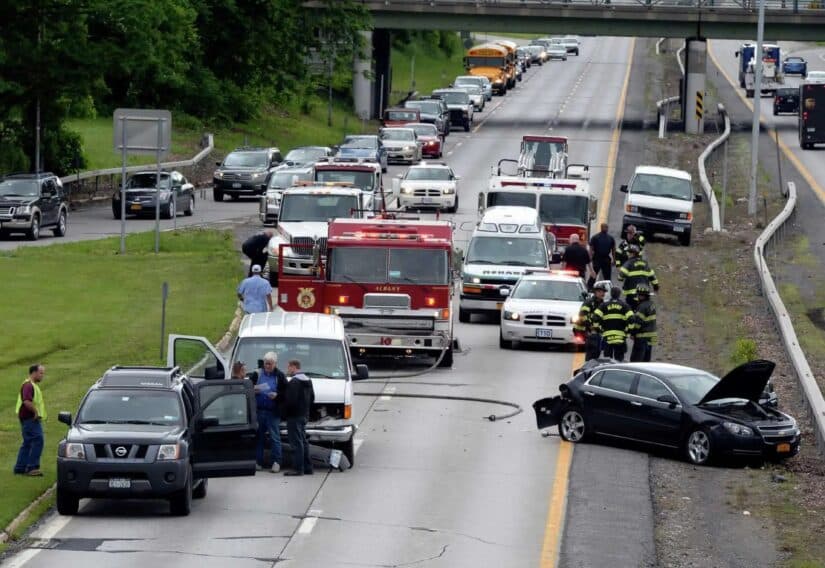 Image for Bad Accident Blocks Traffic Out of Albany on Highway 82 post