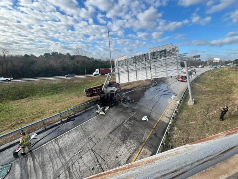 Image for Crash Closes Multiple Lanes on Interstate 16 Near Exit 166 post