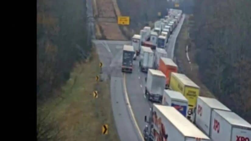 Image for Crash Snarls Traffic on I-24 Eastbound in Marion County Early Saturday Morning post