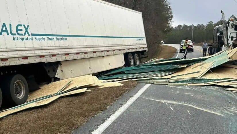 Image for Three Tractor-Trailers Involved in Crash in Union County, South Carolina post