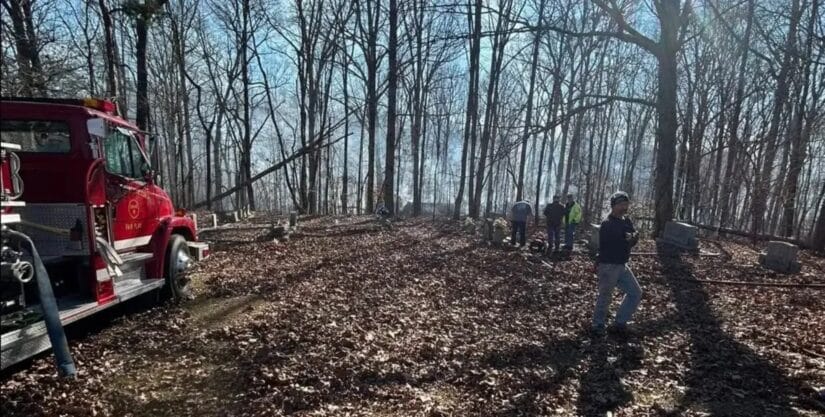 Image for Crews Respond to Crash While Battling Woods Fire in Oconee County post