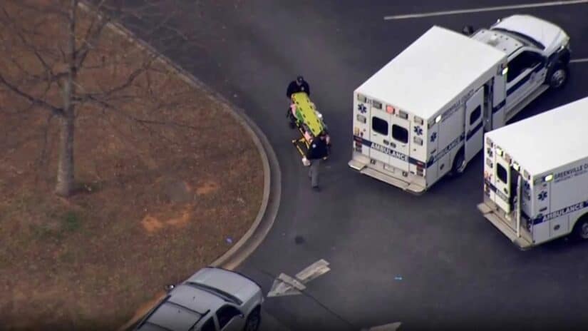 Image for One Dead, Another Injured After Vehicle Plunges Into Dry Retention Pond Behind Simpsonville School post