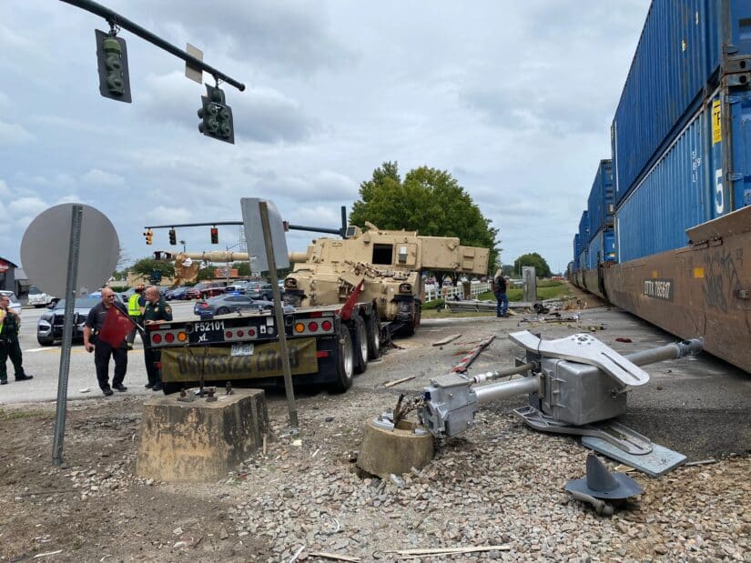 Image for Train Collision With Tractor Trailer Halts Traffic on Hwy 174 in Ravenel, South Carolina post