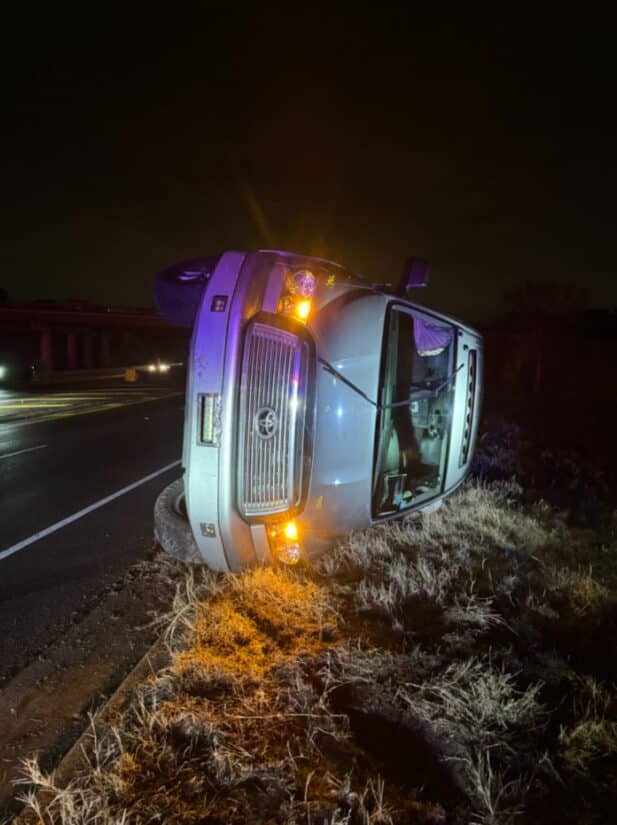 Image for Two Injured in Rollover Crash on Ogeechee Road in Chatham County post