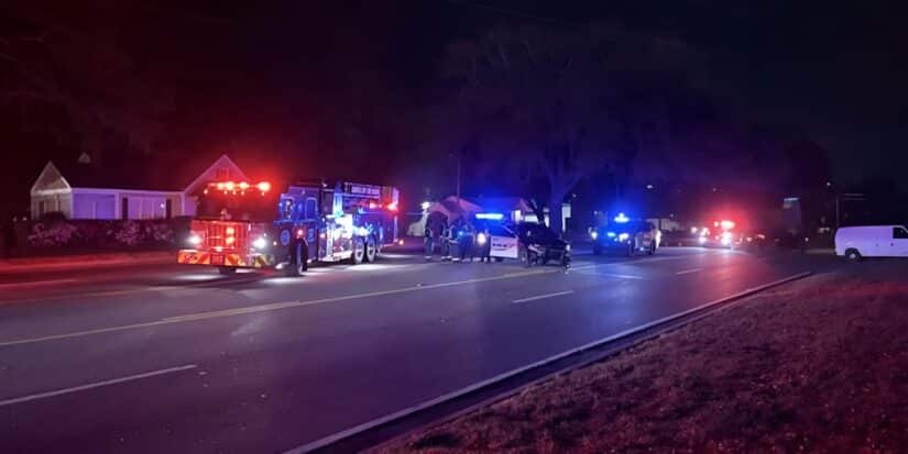 DUI crash in Savannah GA involving police SUV with driver arrested for drunk driving on Dean Forest Road